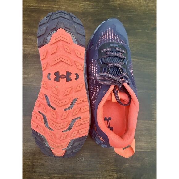Under Armour Charged Bandit TR Shoes Womens Size 10 Navy / Pink Trail Running - Picture 6 of 6